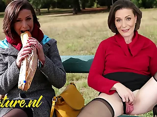 French MILF Eats Her Sup Overseas Before Leaving With a Stranger & Getting Ass Fucked